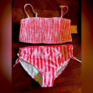 juicy couture pink swim suit bikini NWT girls
